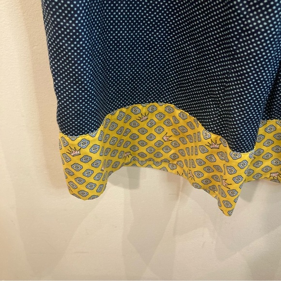 AERIE Sz M Lounge Bohemian  Hippie Paisley Elastic Ruched Waist Wide Leg Pants - Picture 6 of 10